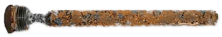 anode rod corroded