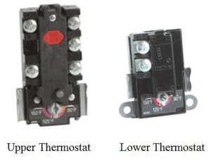 water heater thermostat
