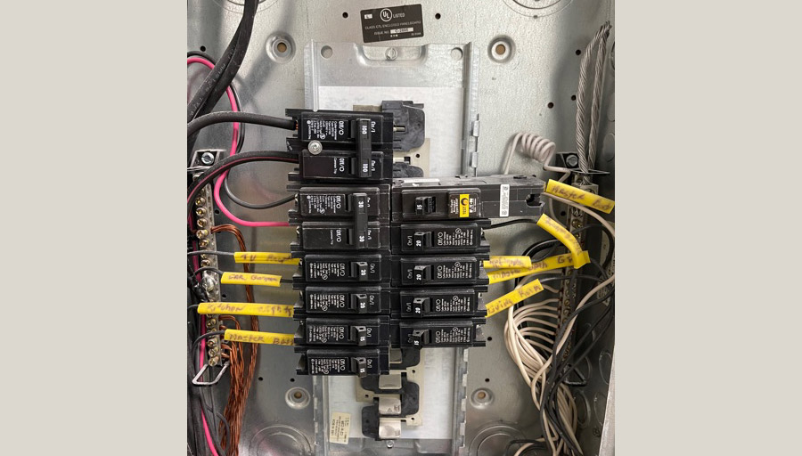 150 amp panel directions