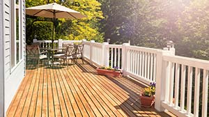 wood deck railing 3 sm