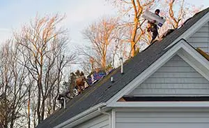 roofers on steep roof sm
