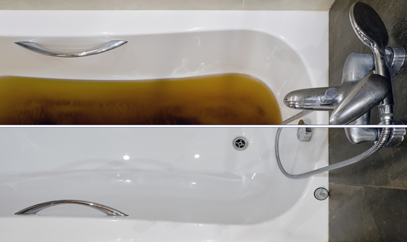 home remedies for clogged bathtub