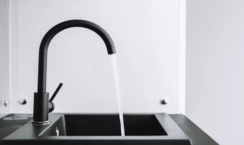 matte black kitchen faucet