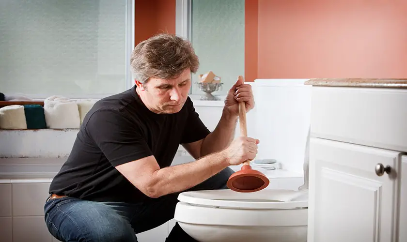 unclog a toilet with drano