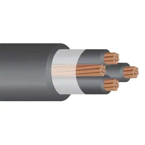 25' #4AWG Copper Service Entrance Cable