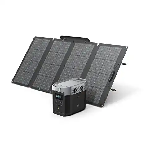 EF ECOFLOW Solar Generator DELTA 1260Wh with 160W Solar Panel