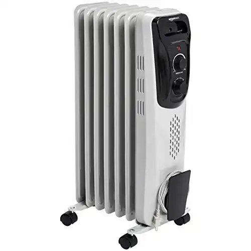 Amazon Basics Indoor Portable Radiator Heater
