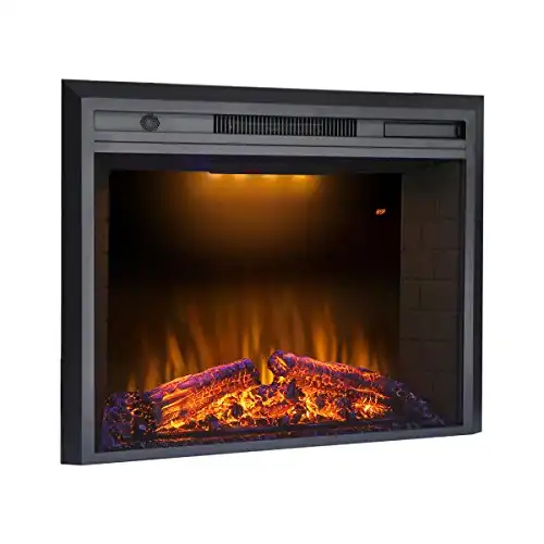 Valuxhome Electric Fireplace with Fire Crackling Sound