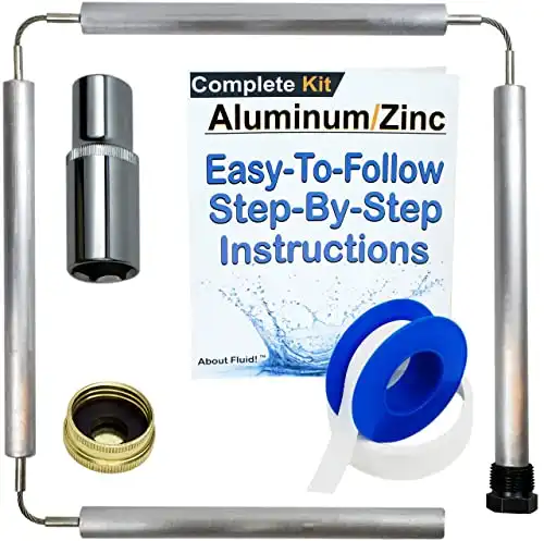 About Fluid Aluminum Zinc Replacement Anode Rods for Water Heaters (Aluminum ZINC Complete KIT)