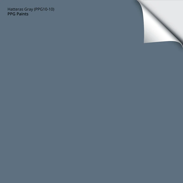 Hatteras Gray (PPG10-10) | PPG | Samplize Peel and Stick Paint Sample