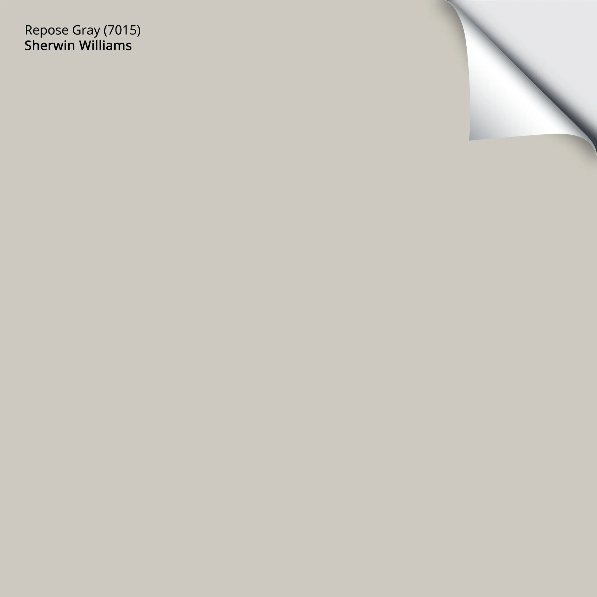 Repose Gray (7015) | Sherwin-Williams | Samplize Peel and Stick Paint Sample