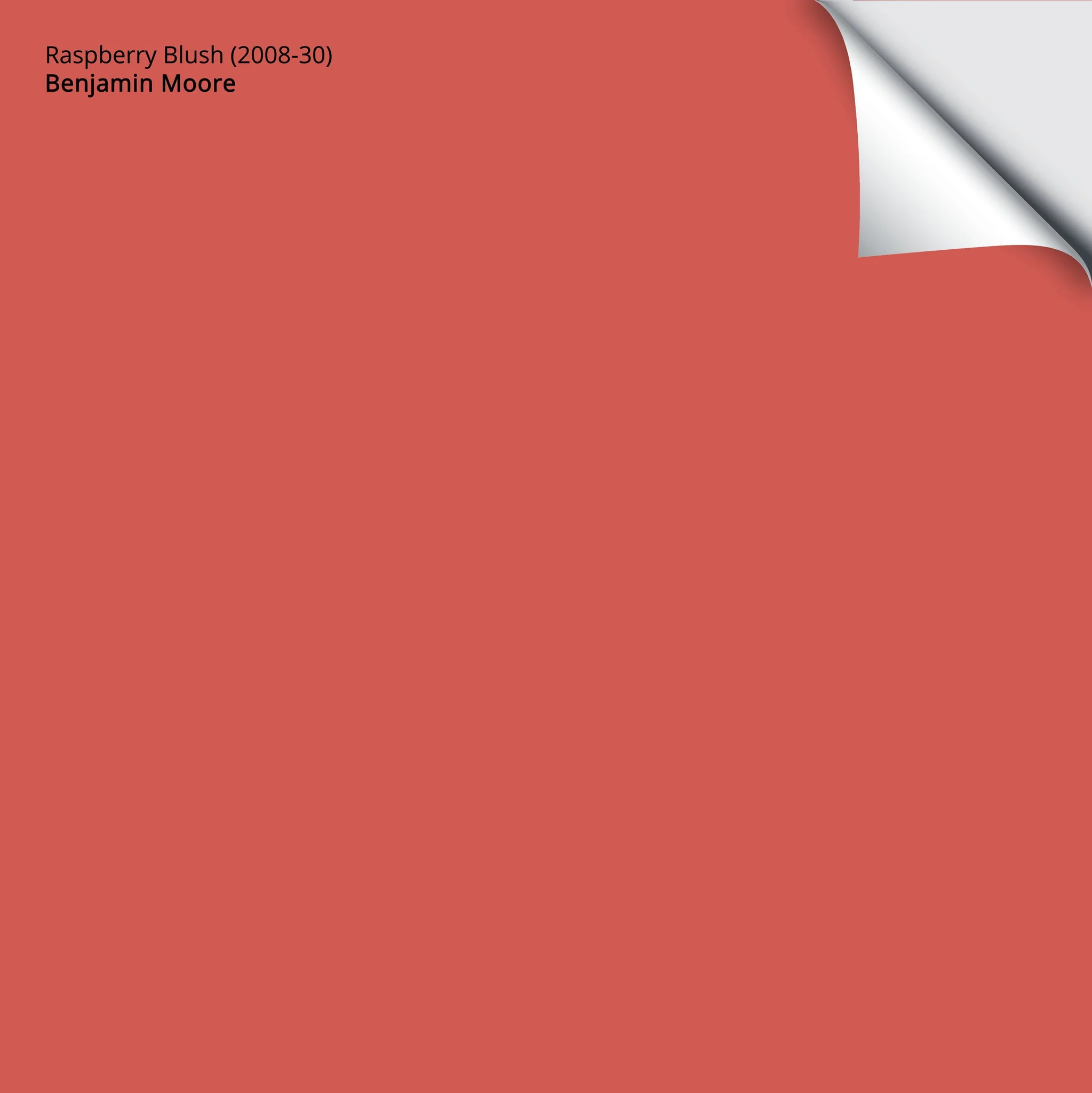 Raspberry Blush (2008-30) | Benjamin Moore | Samplize Peel and Stick Paint Sample