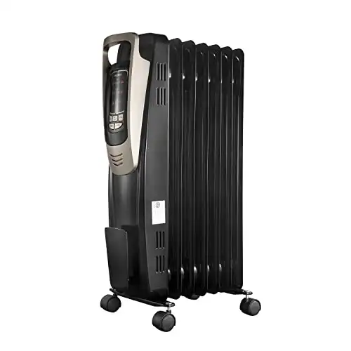 Pelonis Oil-Filled Radiator Heater with Programmable Thermostat