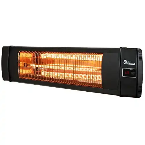 Dr Infrared Heater Carbon Infrared Indoor/Outdoor Heater for Patio, Backyard, Garage, and Decks