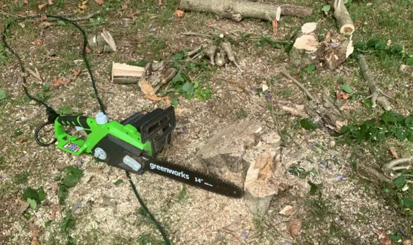 greenworks electric chainsaw