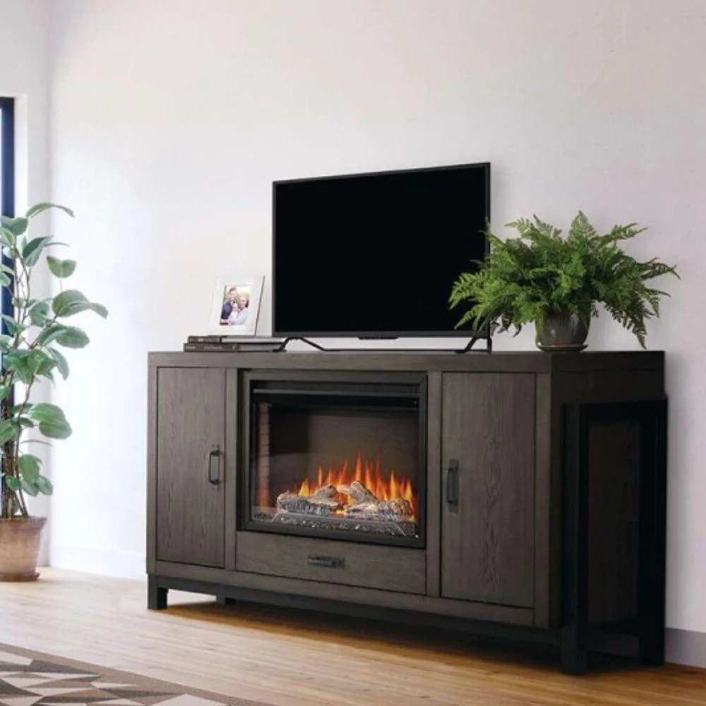 Napoleon Essential - Franklin TV Stand with Electric Fireplace  Modern Blaze