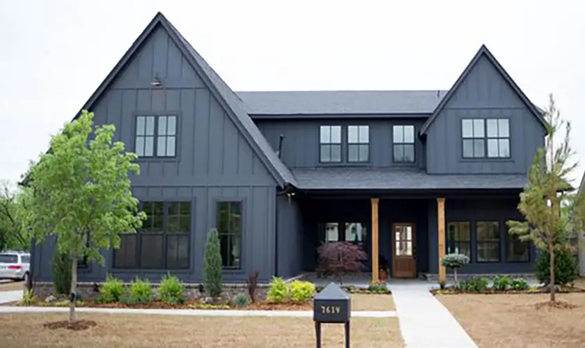 dark exterior house colors