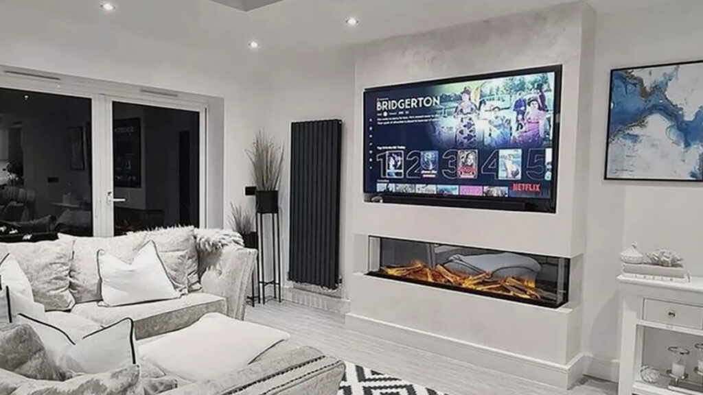 35 Best Electric Fireplace Ideas with TV Above